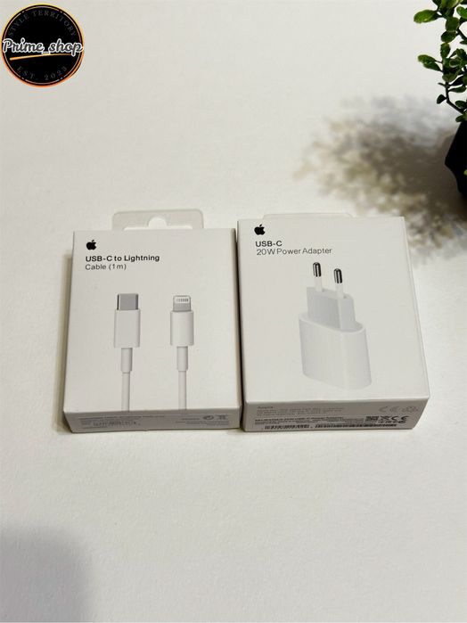 Адаптер питания, блок зарядки , кабель lightning to type-c