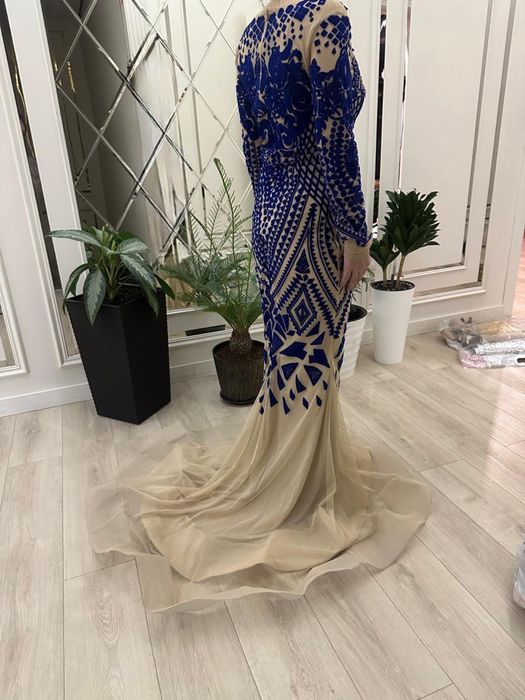 Вечернее платье русалка!