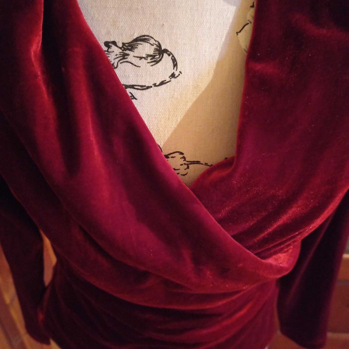 Bluză damă elegantă din catifea