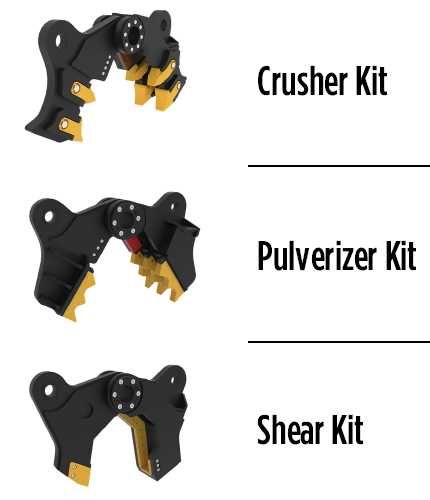 Foarfeca demolare rotativa MB Crusher MB-PT650 pt excavator 6.5-13 ton