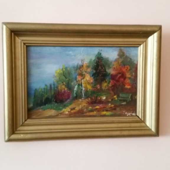 Tablou -"Toamna in Gradina Copou "