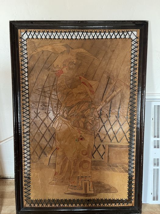 Қолөнер былғары картина