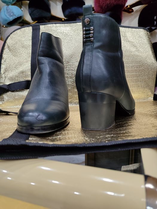 Ботильоны р.40,кожа