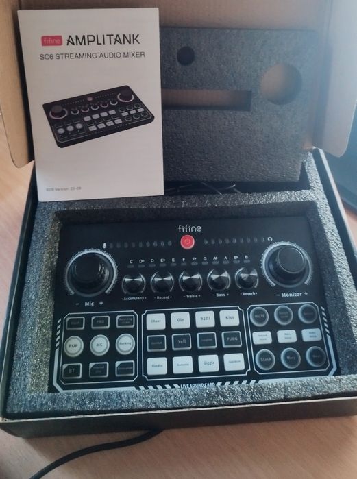 FIFINE AMPLITANK SC6 Аудио стримерский микшер