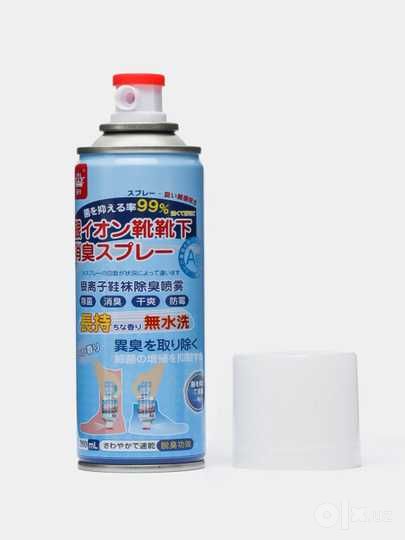 Oyoq va poyabzal uchun deodorant sprey, ter hidiga qarsh