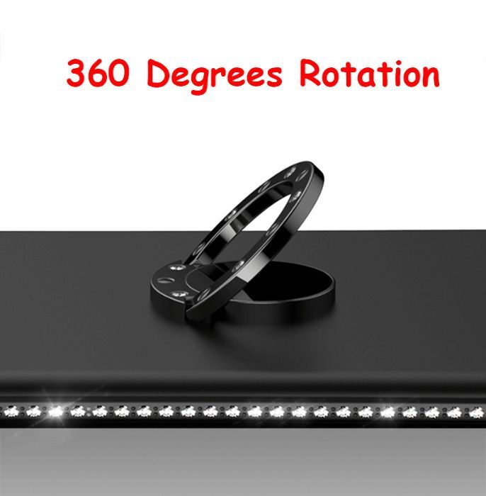 Husa cu pietricele si inel pentru Samsung Galaxy S8