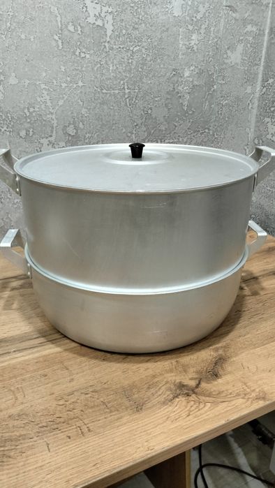 Мантоварка алюминиевая 10 л, 4 яруса
