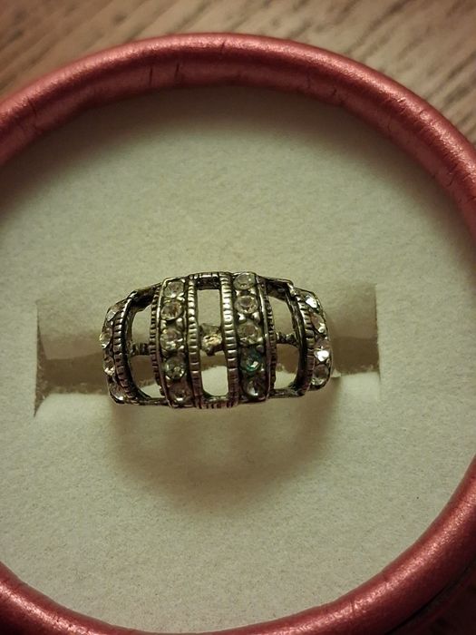 Inel argint cu zirconii