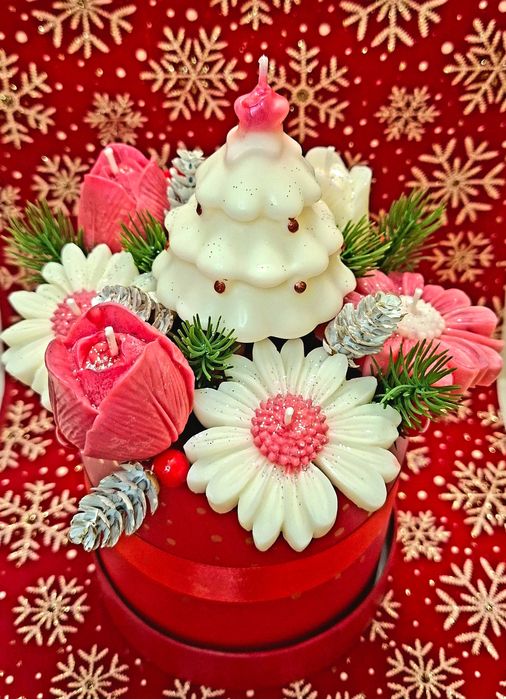 Коледни свещи / комплект