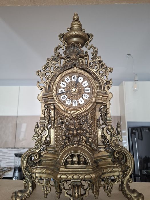 Ceas de semineu bronz