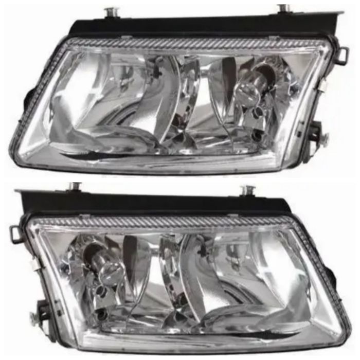 Фары Фольксваген Пассат Б5 хрусталь стекла без рефления