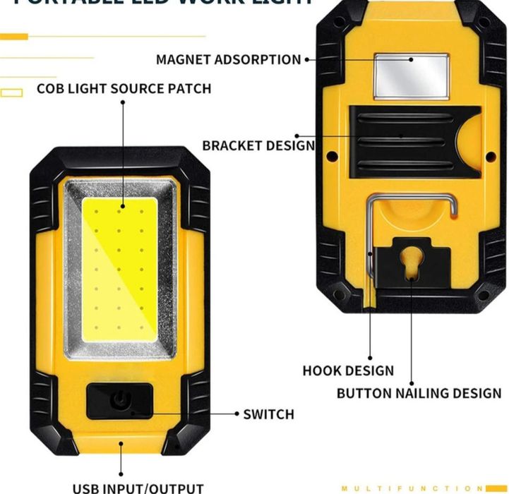 Мощно презареждащо фенерче с функция power bank