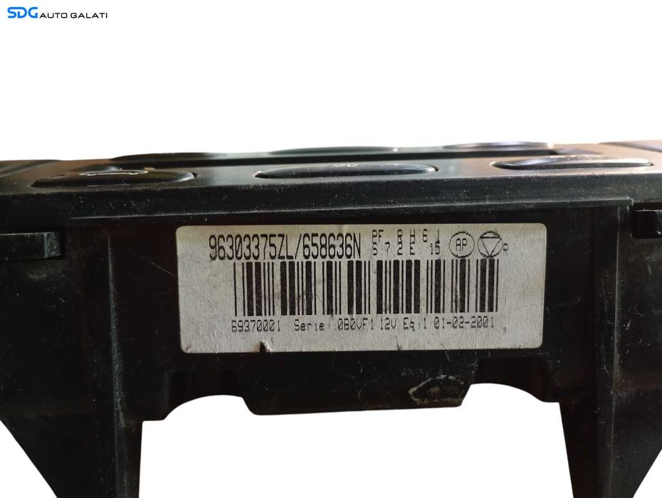 Panou Comanda AC Aer Conditionat Clima Climatronic Peugeot 406 1996 - 2004 Cod 96303375 [L6114]