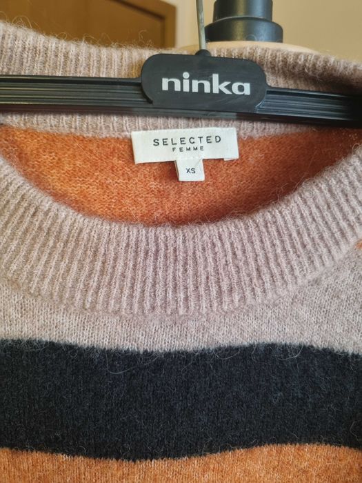 Пуловер  Selected Femme вълна и алпака