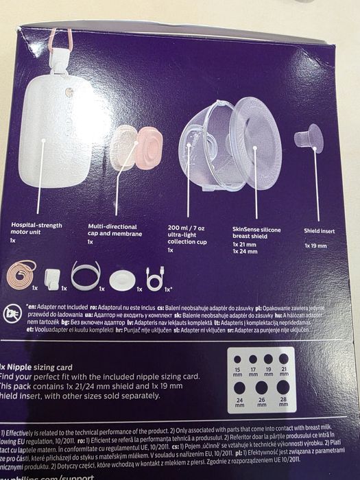 Единична електрическа помпа за кърма Hands-free - Philips Avent