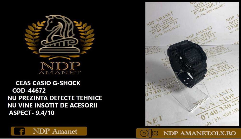 NDP Amanet Calea Mosilor 298 CASIO G- SHOCK ( 44672)