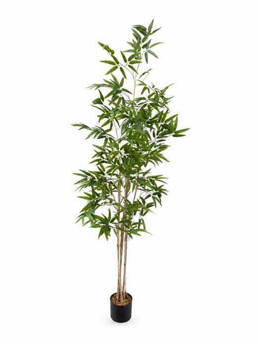 Bambus Artificial Premium 210 cm, Aspect Natural, Decor Luxury pentru Living, Birou, Hotel