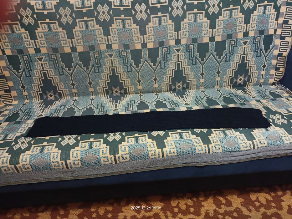 Шарфик чёрный женский