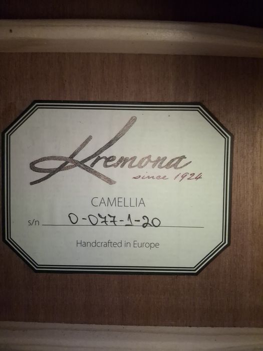 Vand chitara clasica Kremona Camellia noua cu husa originala