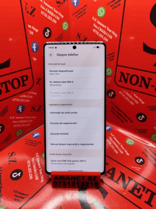 Google Pixel 7 Pro 256Gb Amanet SZ Non Stop
