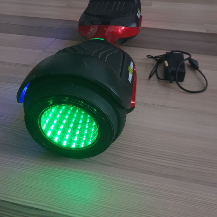 Hoverboard FreeWheel Glow Profesional Roti MARI corp din DUR ALUMINIU