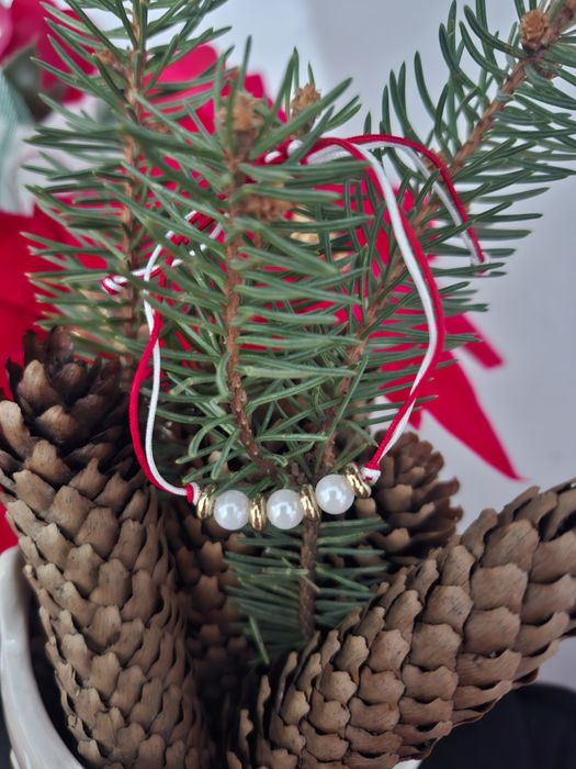 Brățari dama,cu bilute aurii din oțel inoxidabil