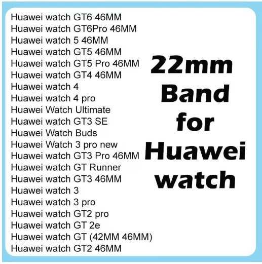 Curea silicon Huawei GT1,GT2,GT3,GT4,GT5,GT6,Ultimate(46mm) - 22 mm