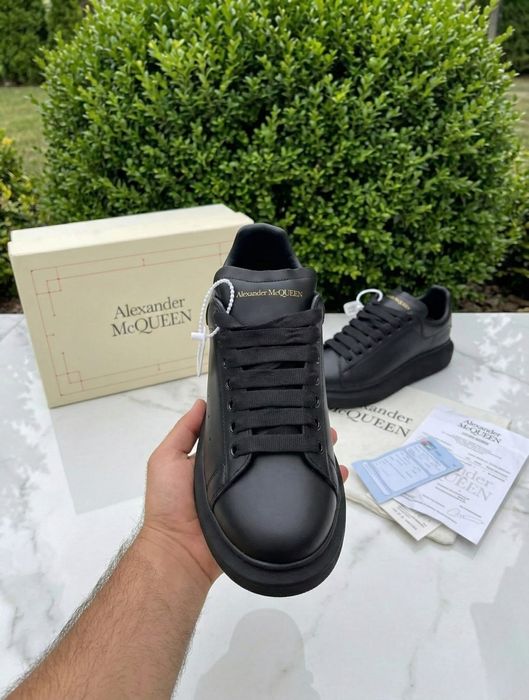 Adidasi Alexander McQueen Negru Full - Piele Full Box