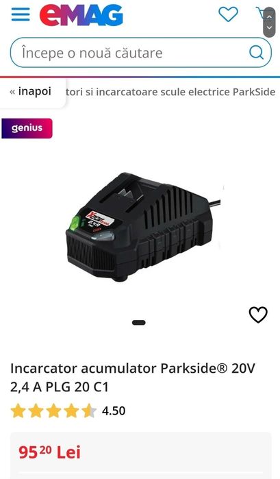 Parckside încărcătoare 20V. si 12V.