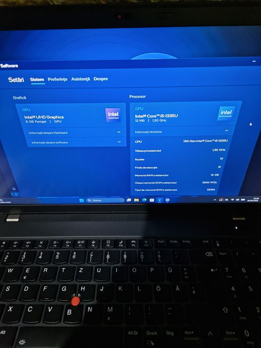 Vand laptop lenovo ThinkPad L 15  i5 1335 u ca nou