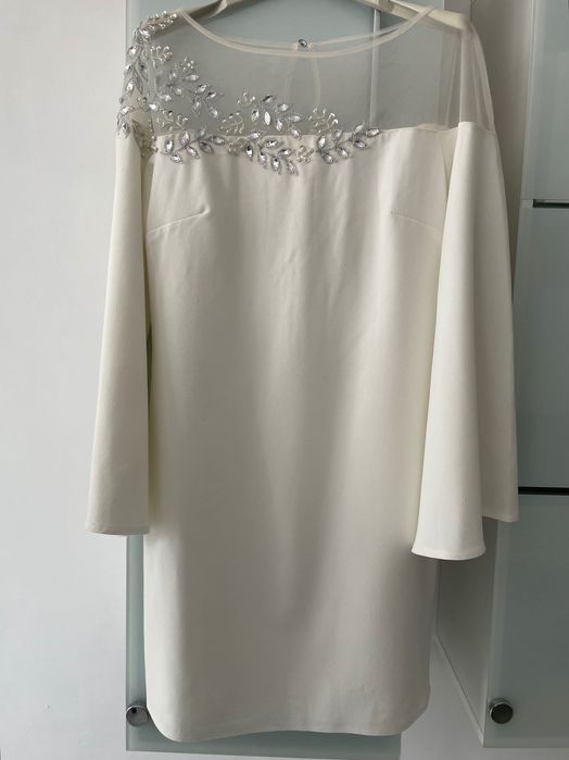 Официална бяла рокля Little Mistress размер М