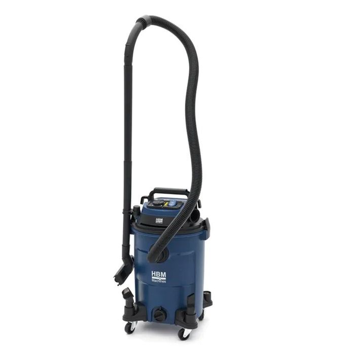 Индустриална прахосмукачка за мокро и сухо почистване 1200w 25 л hbm