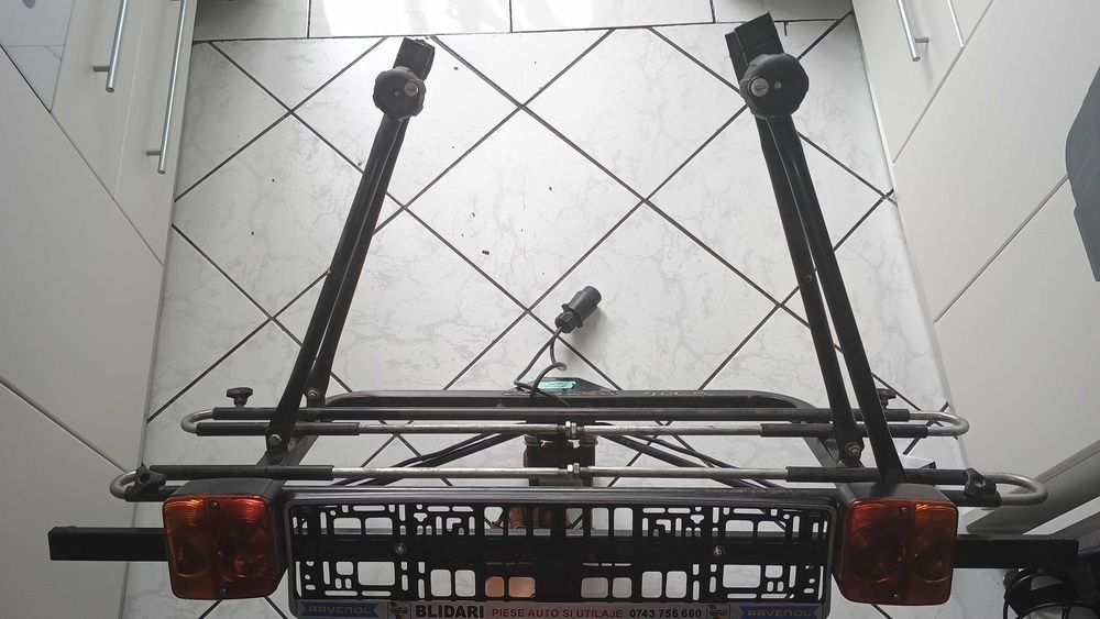 Portbiciclete / portbagaj 2 biciclete pe cârlig mufa 7 pini