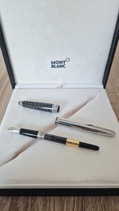 Stilou Montblanc Solitaire Carbon Steel No. 146 Le Grand