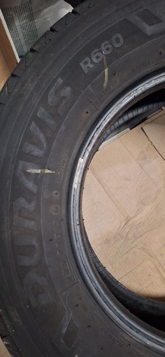 9mm! 2 бр 225 70 15 C Bridgestone duravis 660