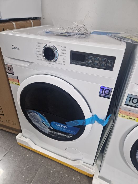 Пералня Midea 8 кг А+++ Инверторна Чисто нова