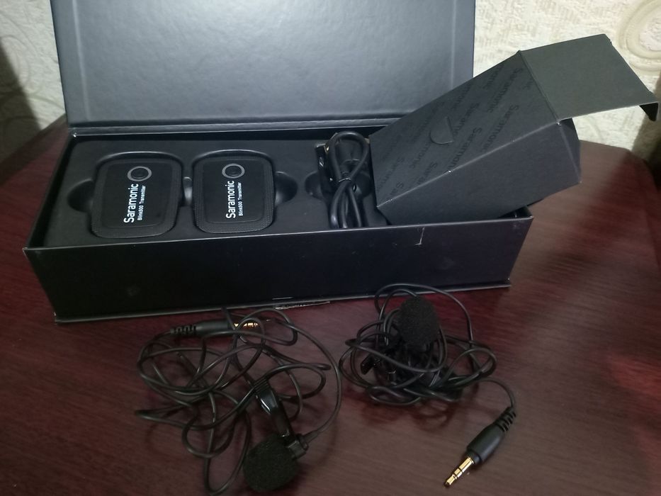 Saramonic blink500 transmitter mikrafo'n.