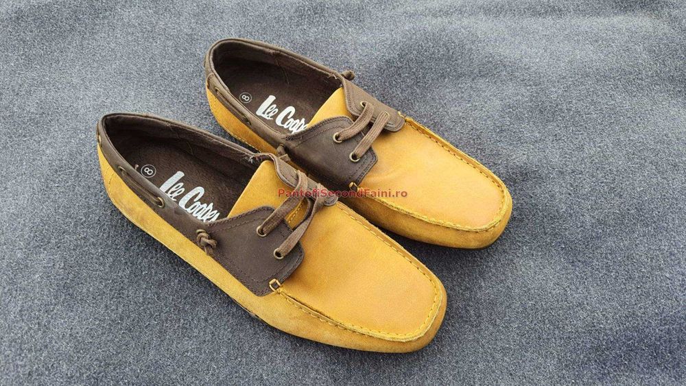Mocasini trendy full piele de la LEE COOPER marimea 42