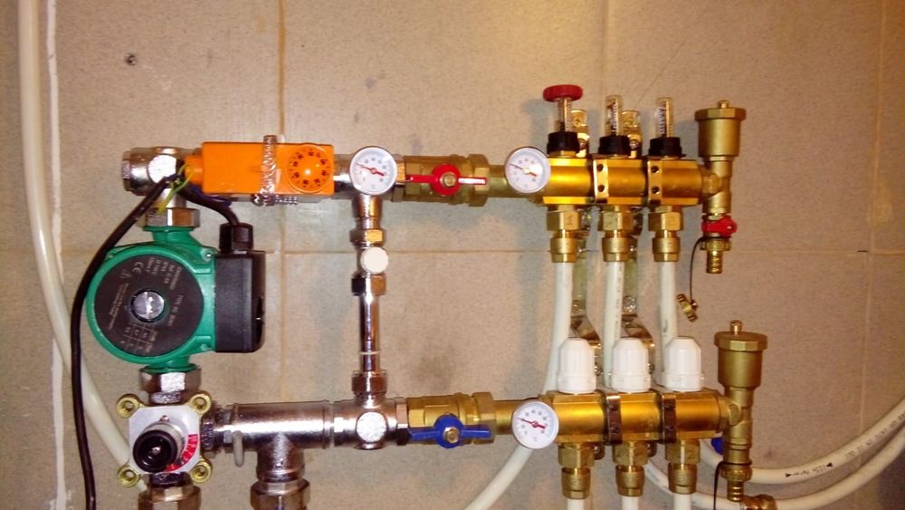 установка газовый котлов