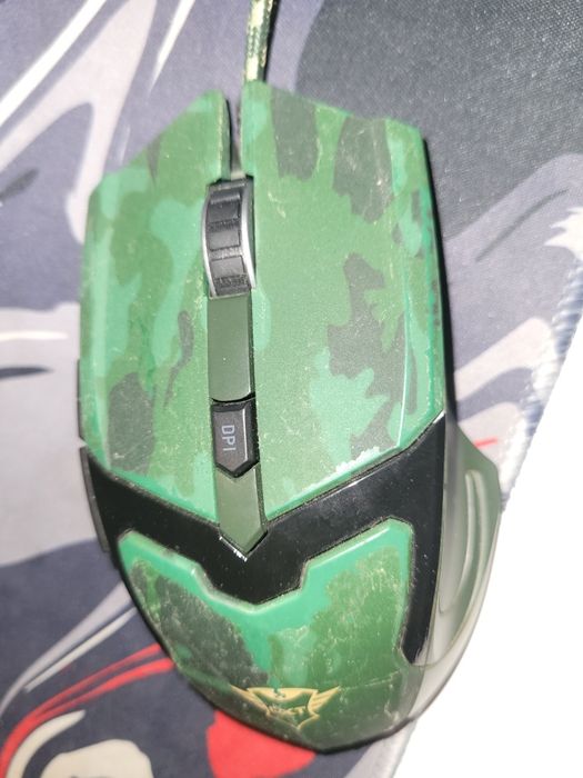 Mouse verde funcțional cu cablu
