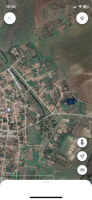 Продава се Парцел в с. Генерал Киселово, Област Варна - 3207 кв.м за 6 €/кв.м - Снимка #3