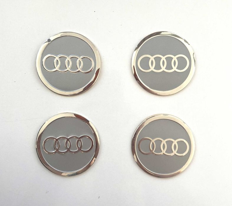 стикери метални за капачки за джанти или тасове за audi Ауди