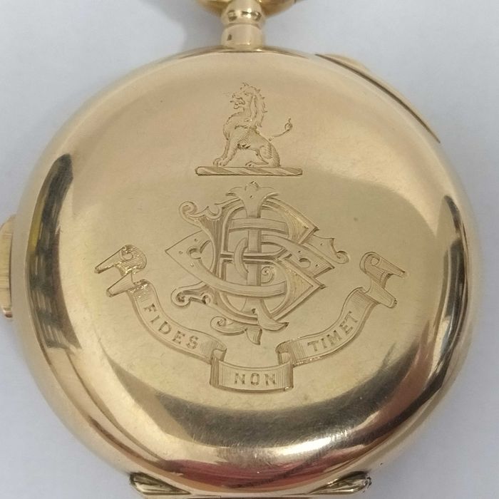 INVICTA Minute Repeater Half Hunter Pocket Watch, chronograph, 1911-