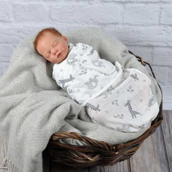 Система за повиване с цип Magbaby 0-2 месеца Животни