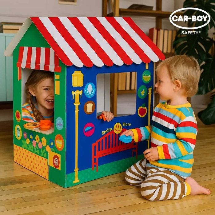 Magazin de jucărie tip căsuță cu accesorii - joc de rol