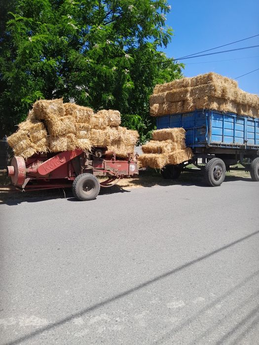 Baloti de paie și tulei