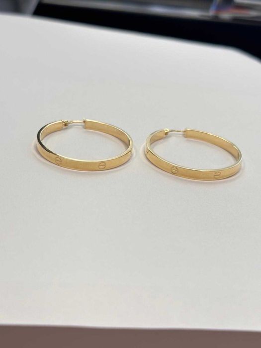 Cercei aur 14K 3.76g (AG13 b55580) Garantie 2 ani!