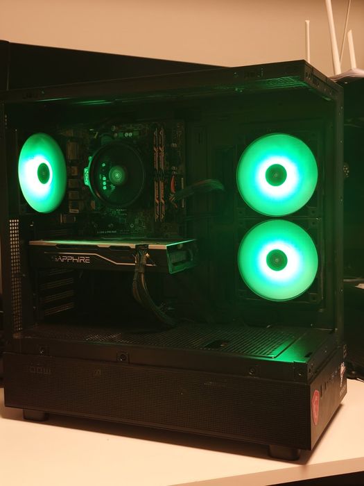 Геймърски компютър ryzen 5/rx580/16gb ram/1tb ssd