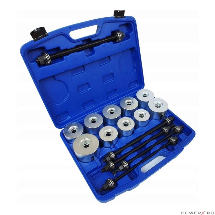 Trusa extractoare, de extragere rulment 27 piese Silver