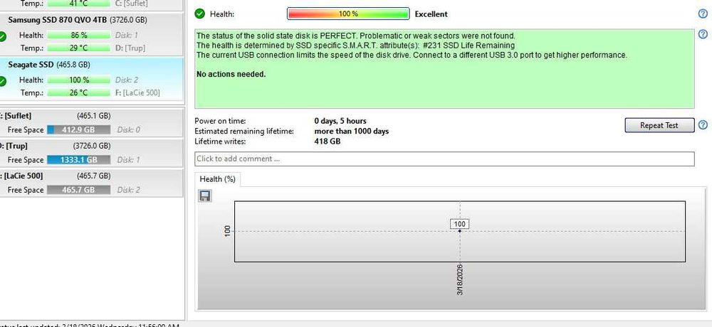 SSD Extern LaCie Seagate 500 GB